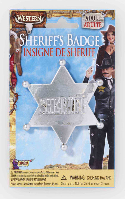 Sheriff Badge Silver