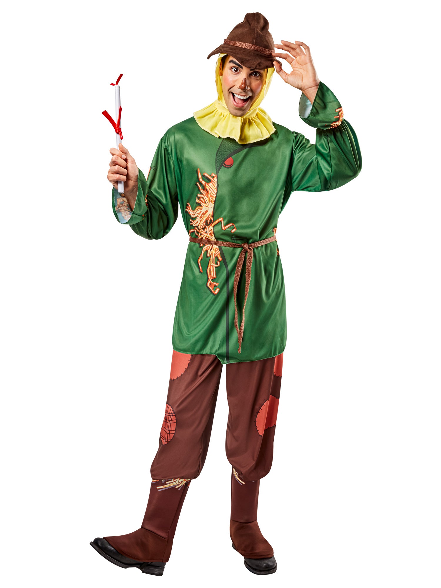 Shirt, Pants With Attached Boot Tops, Belt Cord, Diploma, Headpiece, Hat