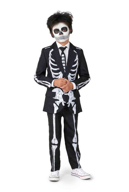 Skeleton Grunge Black Suit | Child