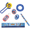 Collection of Sonic the Hedgehog-themed stationery items on a white background