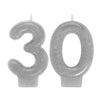 Sparkling Celebration 30 Numeral Candles | Milestone Birthday