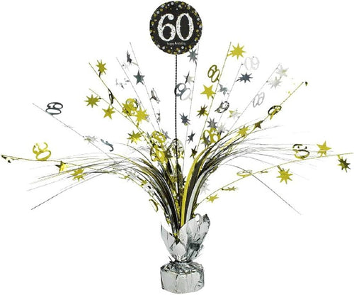 Sparkling Celebration 60 Spray Centerpiece | Milestone Birthday