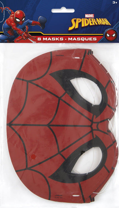 Spider-Man Party Masks  8ct