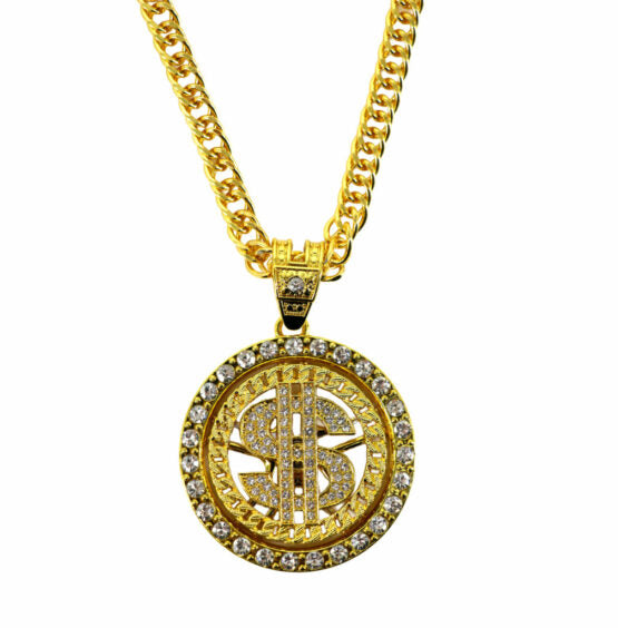 Spin $ Dollar sign Chain | Gold