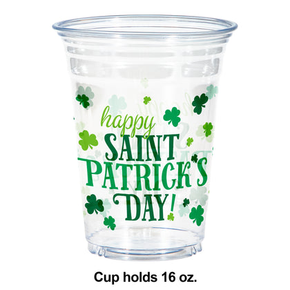 St. Patrick's Day 16oz. Plastic Cup 8ct