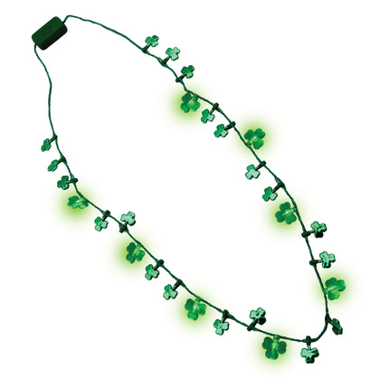 St Patrick's Day Flashing Necklace