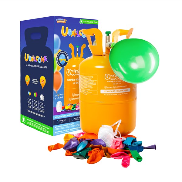 Standard Helium Tank Party Kit- In Store Pick Up Only – Fun Services ...