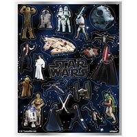 Collection of Star Wars action figures on a dark background