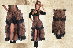 Steampunk Skirt – Brown