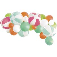Summer Beachball & Latex Balloon Garland Kit