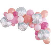 Summer Disco Assorted Iridescent Sphere & Latex Balloon Garland Kit