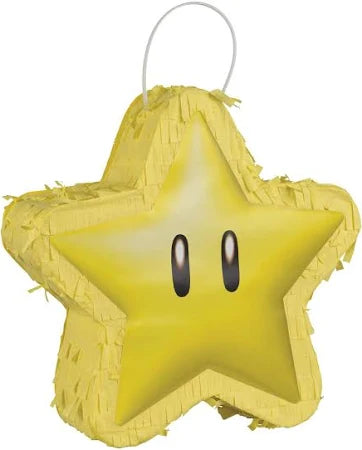 Super Mario Mini Star Piñata Decoration