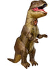 Inflatable T-Rex dinosaur costume on a white background