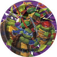 TMNT Mutant Mayhem Round 7" Dessert Plates  8ct