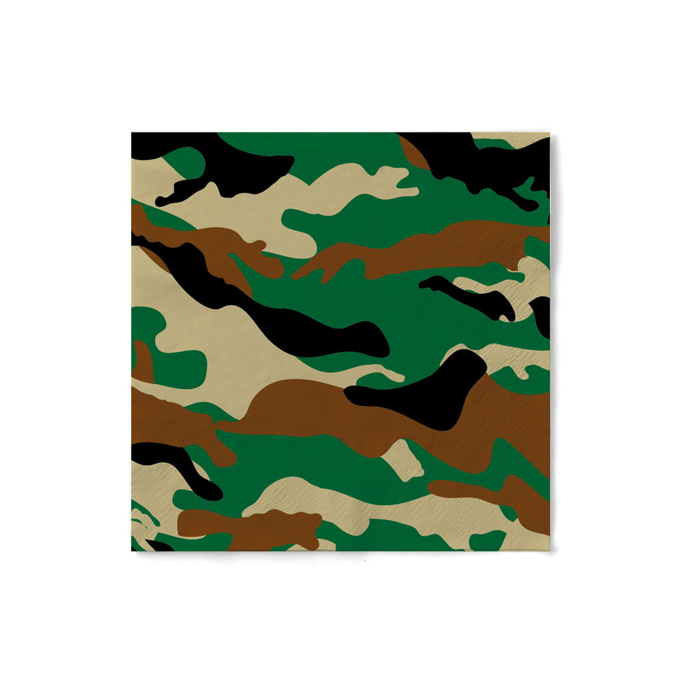 Camo Lunch Napkins 16ct