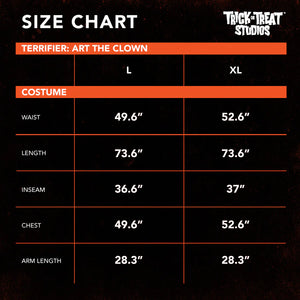 TERRIFIER - ART THE CLOWN COSTUME