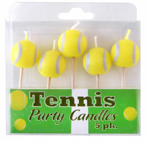 Tennis – Candles Tennis Ball-Shaped 5ct