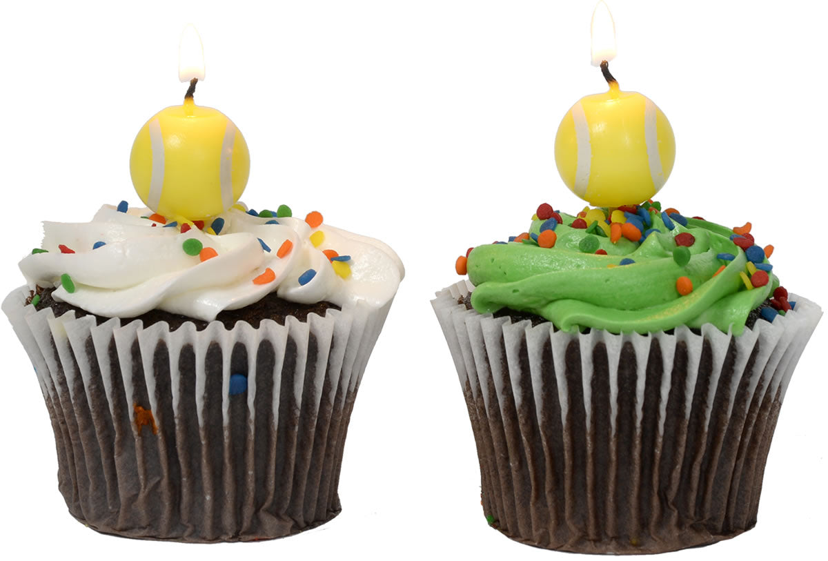 Tennis – Candles Tennis Ball-Shaped 5ct