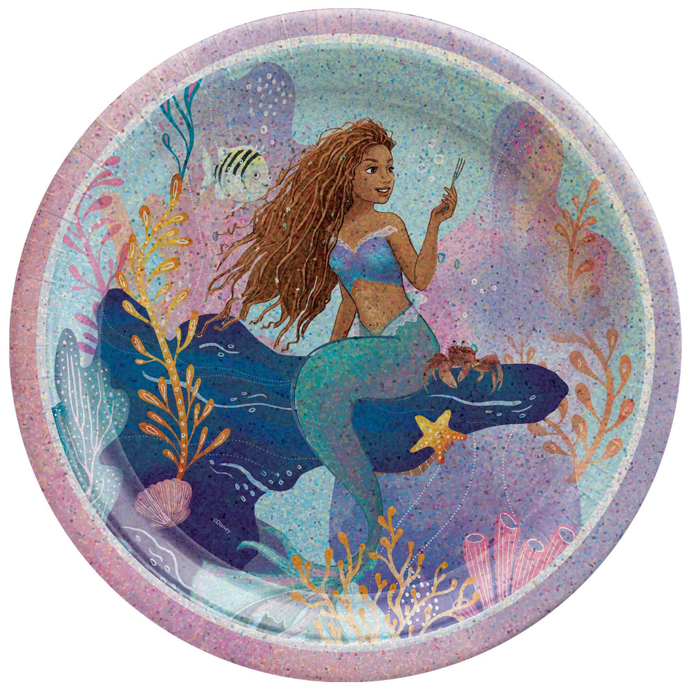 The Little Mermaid 9" Round Plates