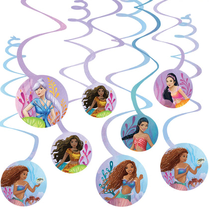 The Little Mermaid Spiral Decorations