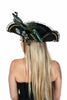 Three Point Pirate Hat with Rhinestones