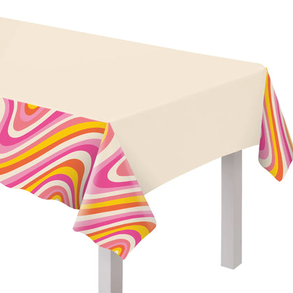 Throwback Summer Plastic Table Cover