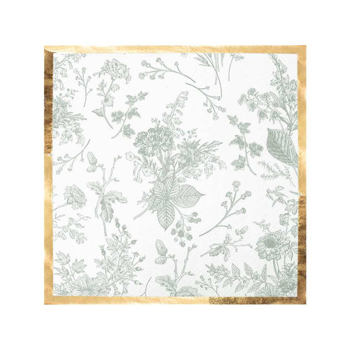 Floral patterned paper with a wooden frame on a white background