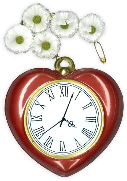 Tin Man Heart Clock