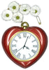 Tin Man Heart Clock