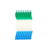 Tri-Color Zigzag Birthday Candles  8ct