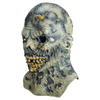 Scary mask with detailed design on a white background