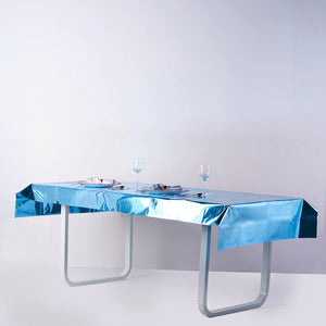 Metallic Foil Table Cover Sheet, 54-Inch x 108-Inch