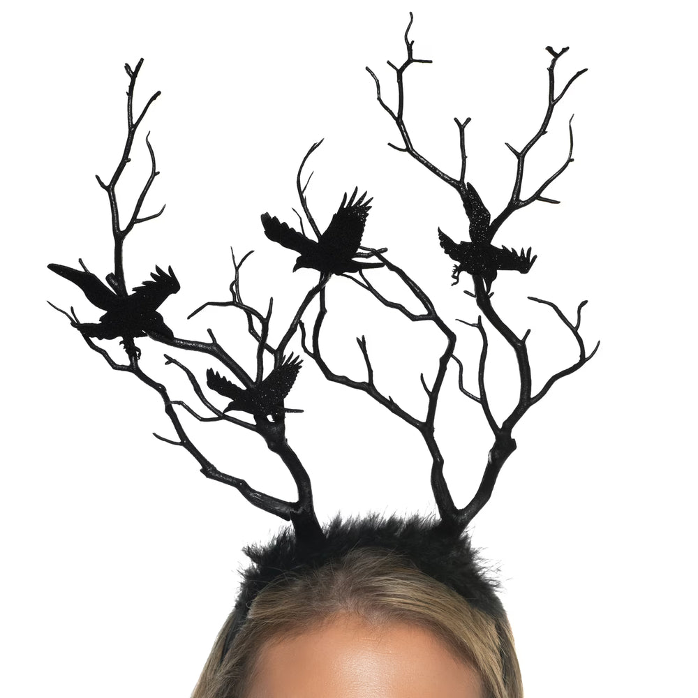 Evil Witch Crow Crown