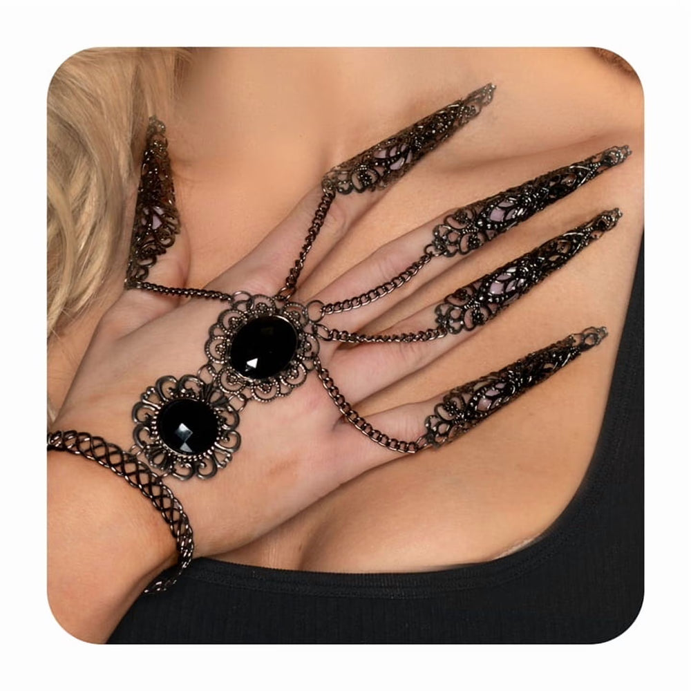 Gothic Chain Bracelet with Claws