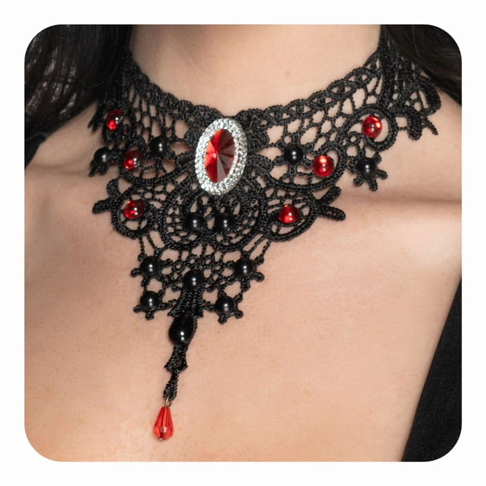 Gothic Lace Necklace