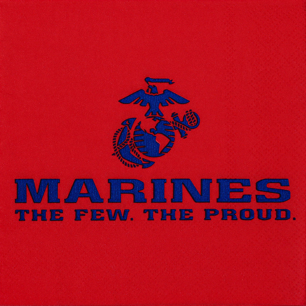US Marines Beverage Napkins 16ct | Graduation