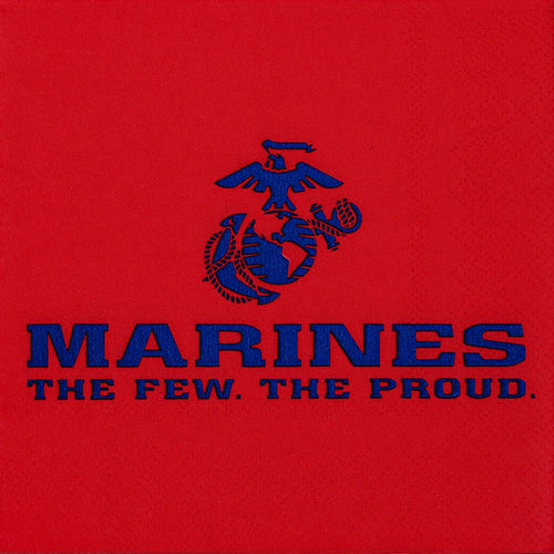 US Marines Beverage Napkins 16ct | Graduation