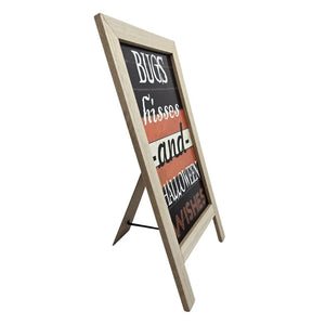 Bugs Hisses and Halloween Wishes Freestanding Board Display Sign