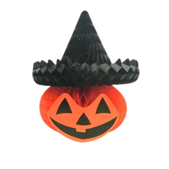 1pc Hanging Fold Up Witch Jack O' Lantern