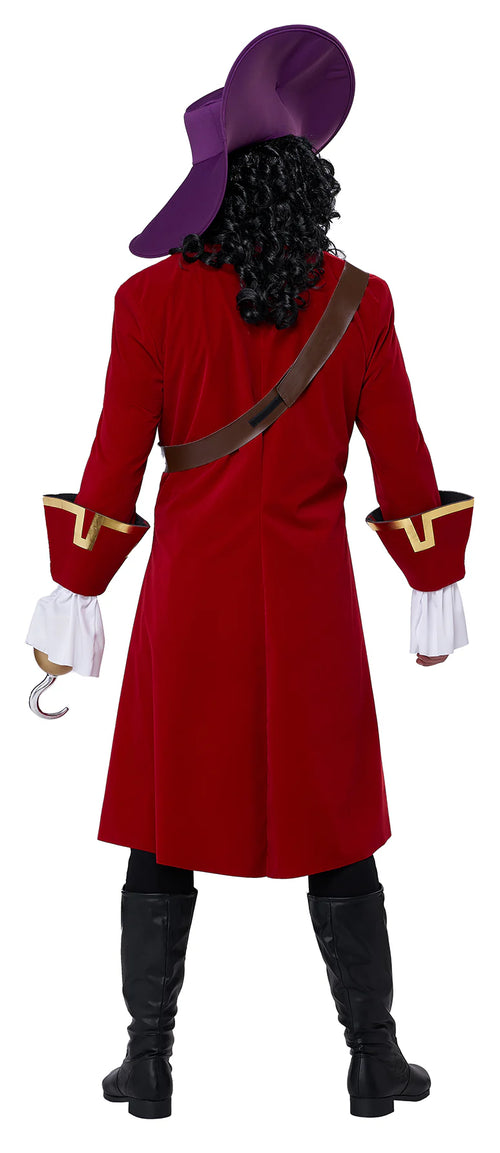 Vengeful Captain Hook Men's Costume