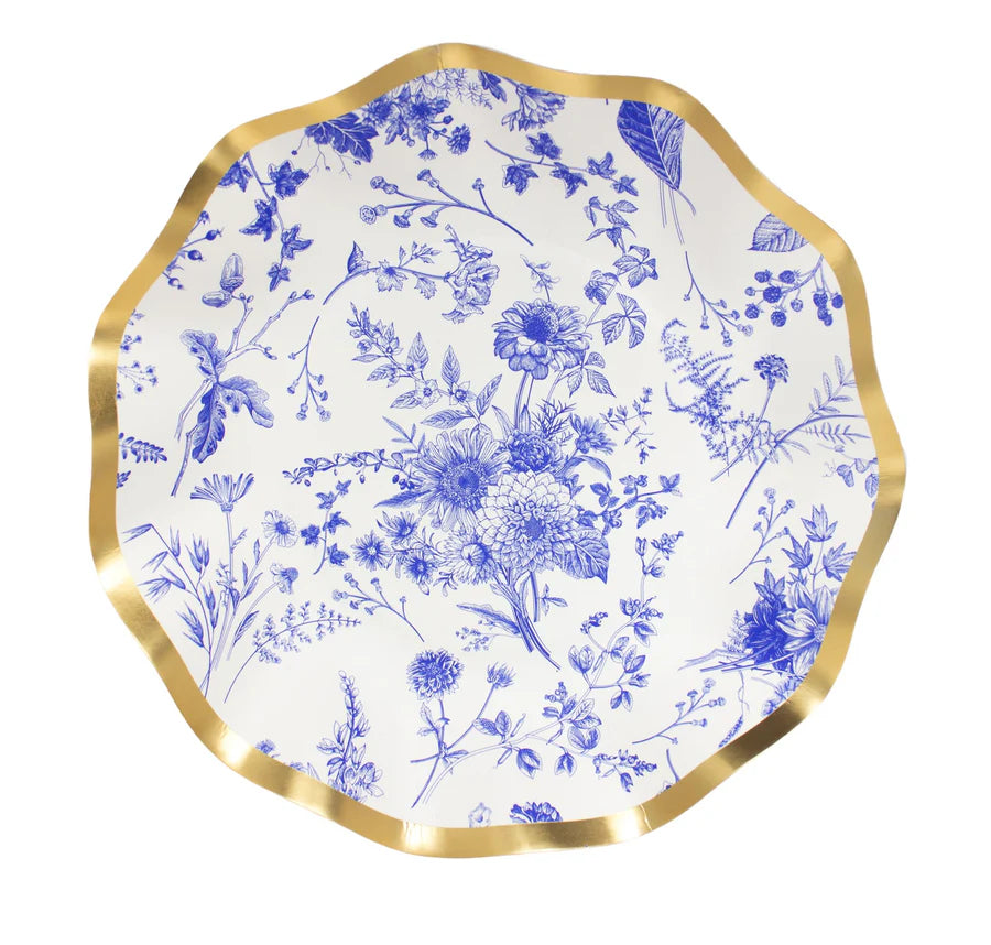 Timeless Blue Appetizer/Dessert Bowls/8pk