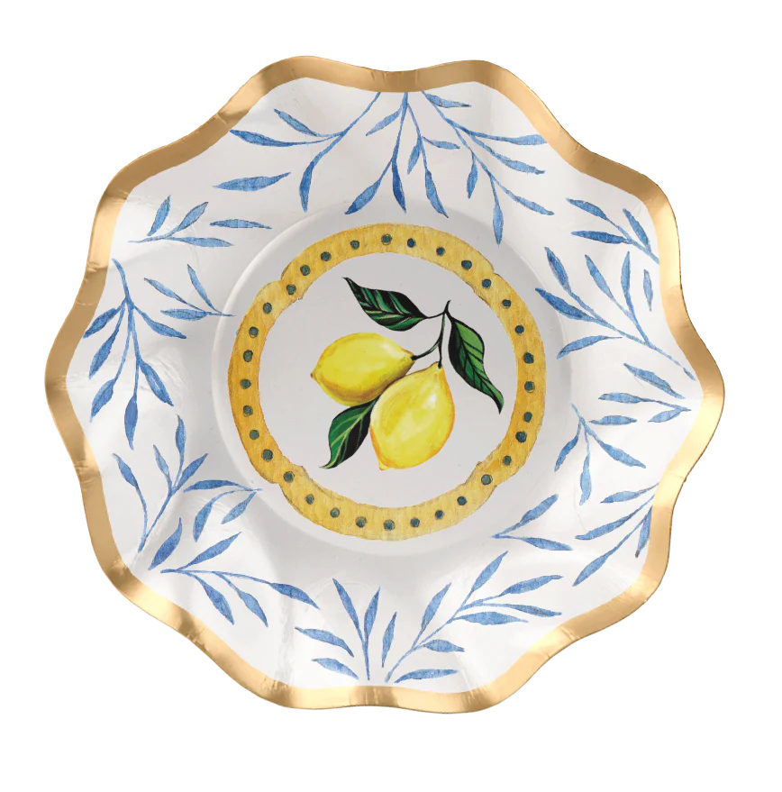 Appetizer/Dessert Bowl Capri Coast Foil/8pk