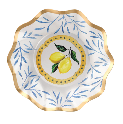 Appetizer/Dessert Bowl Capri Coast Foil/8pk
