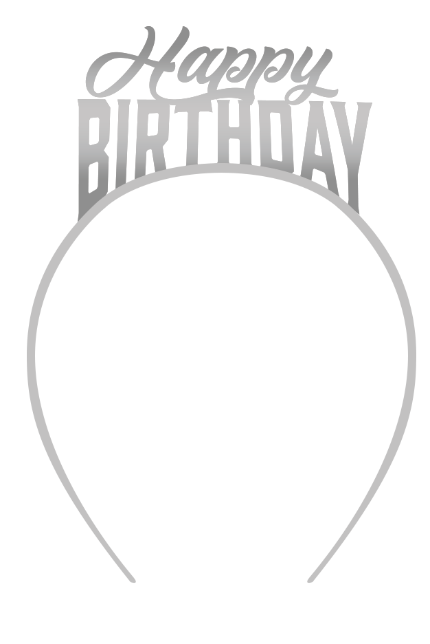Cheers to a Fine Vintage Foil Paper Headband