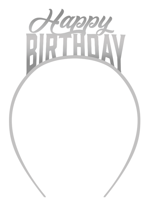 Cheers to a Fine Vintage Foil Paper Headband