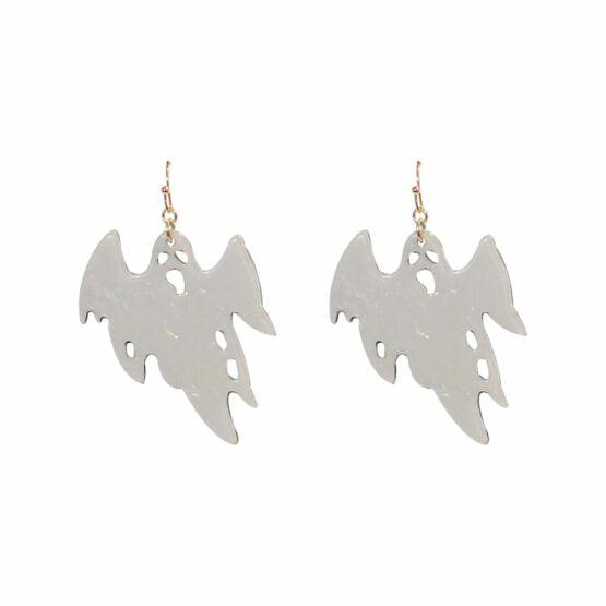 WHITE GHOST EARRING