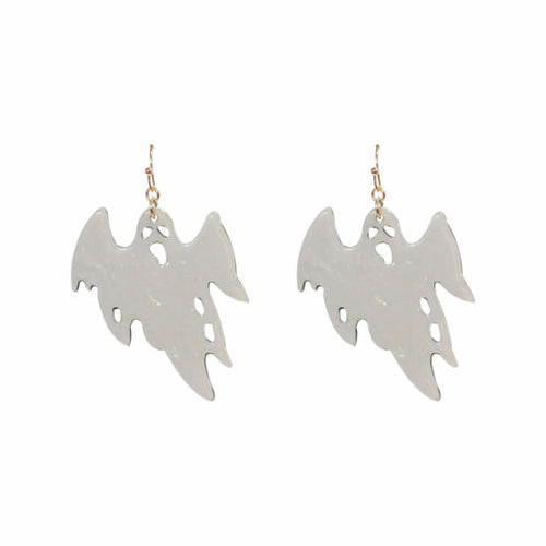 WHITE GHOST EARRING