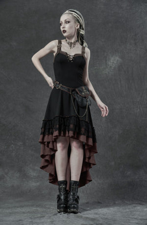 Steampunk Dress with Waist Bag
