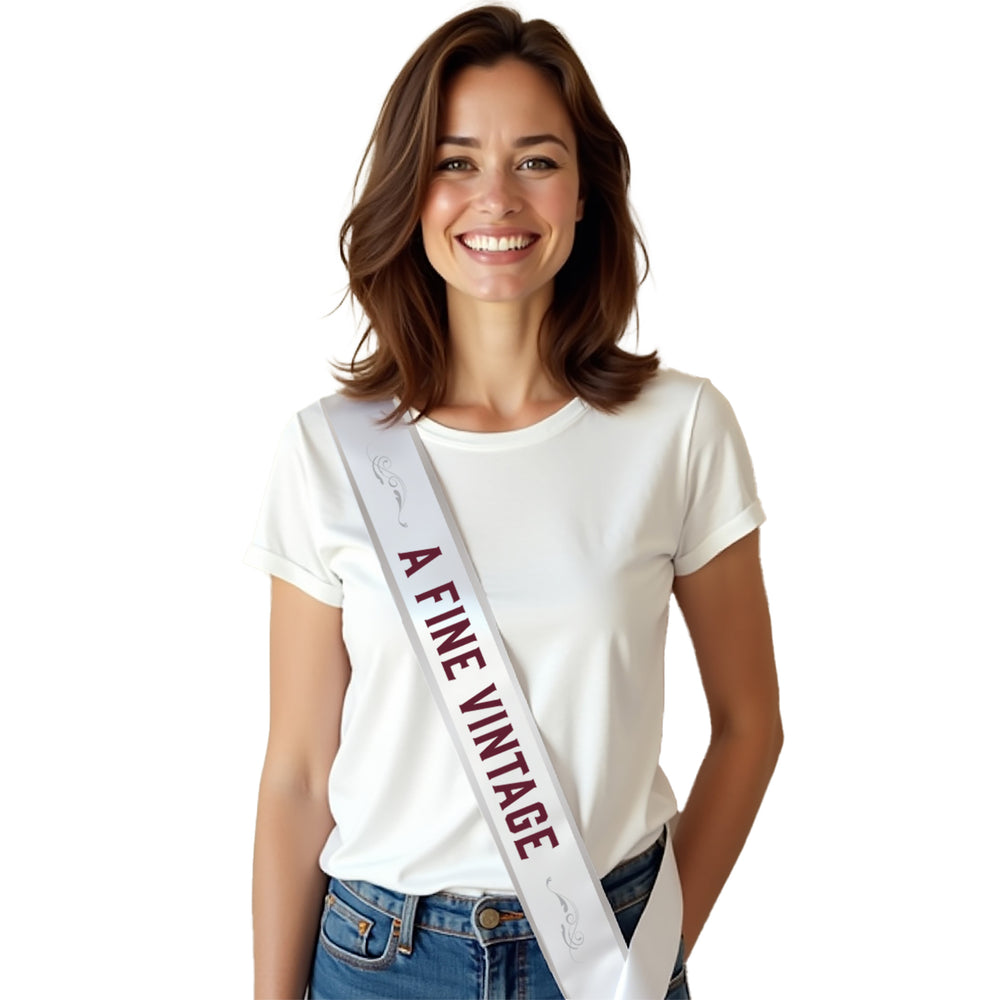 Cheers to a Fine Vintage Sash