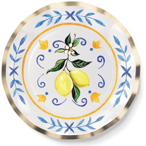 Salad Plate Capri Coast Foil/8pk